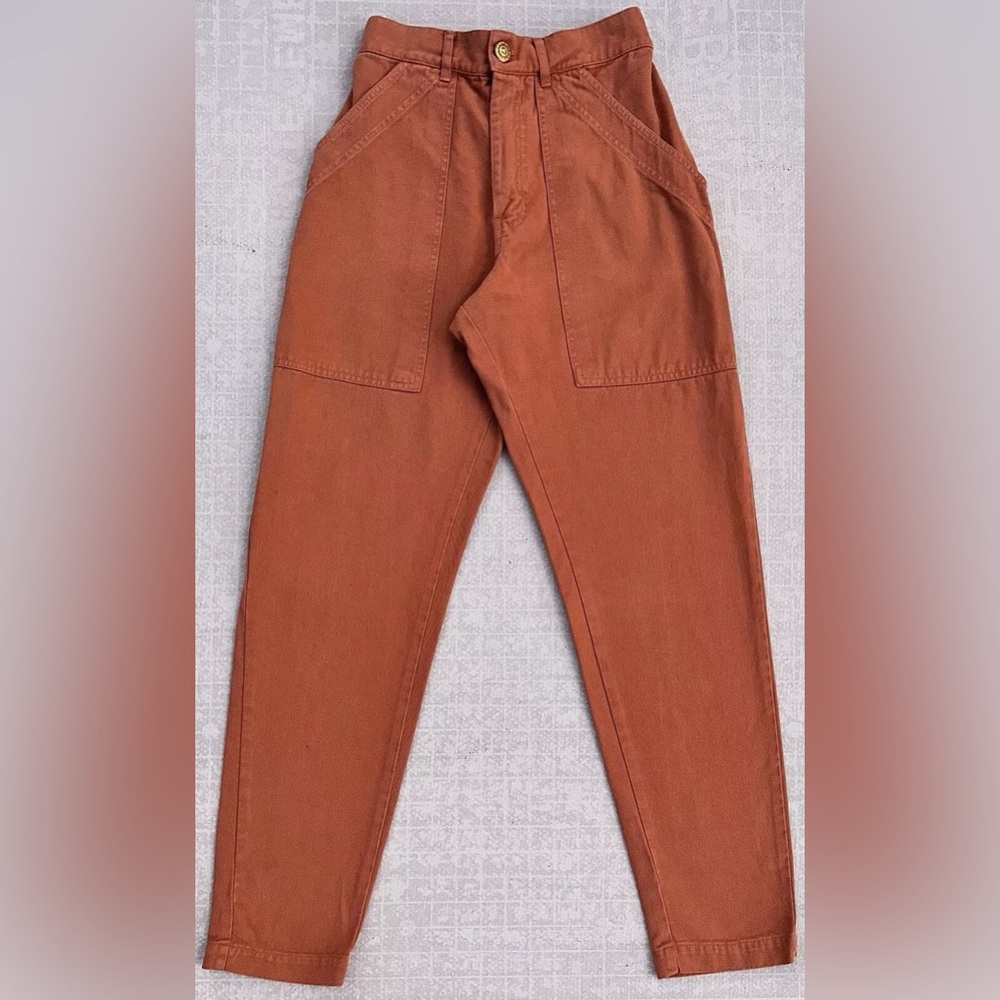 Big Bud Press Pencil Pants XS - Terra cotta / orange brown